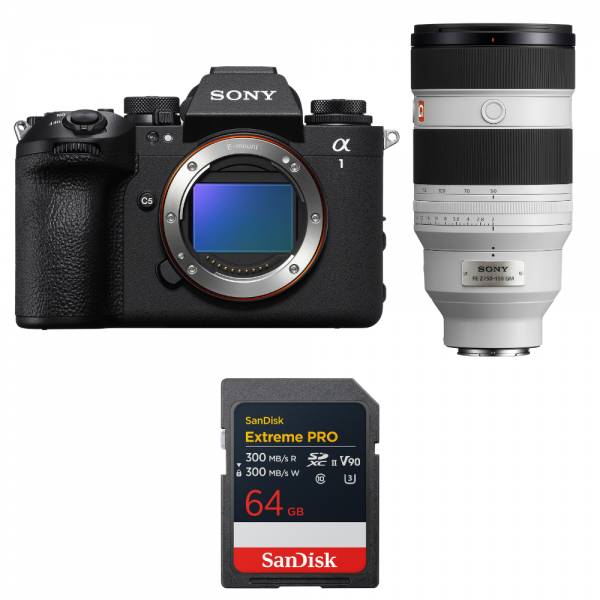 Sony alpha 1 II + FE 50-150mm f/2 GM + 1 SanDisk 64GB Extreme PRO UHS-II SDXC-1