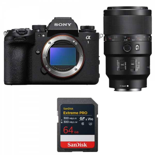 Sony alpha 1 II + FE 90mm f/2.8 Macro G OSS + 1 SanDisk 64GB Extreme PRO UHS-II SDXC-1