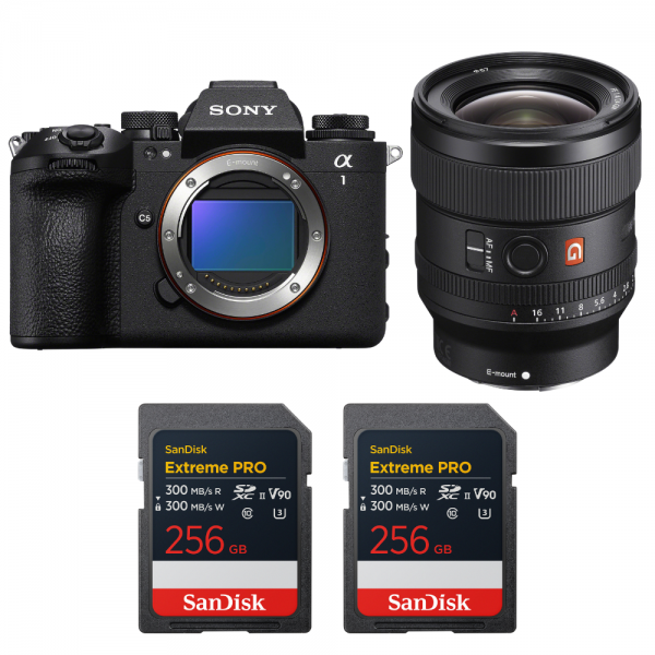 Sony alpha 1 II + FE 24mm f/1.4 GM + 2 SanDisk 256GB Extreme PRO UHS-II SDXC-1