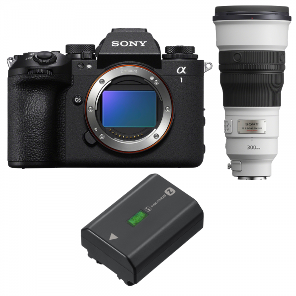 Sony alpha 1 II + FE 300mm f/2.8 GM OSS + Sony NP-FZ100-1