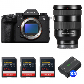 Sony alpha 1 II + FE 24-105mm f/4 G OSS + 3 SanDisk 128GB Extreme PRO UHS-II SDXC + 3 Sony NP-FZ100-1