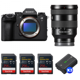 Sony alpha 1 II + FE 24-105mm f/4 G OSS + 3 SanDisk 256GB Extreme PRO UHS-II SDXC + 3 Sony NP-FZ100-1
