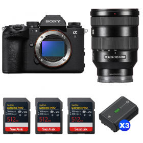 Sony alpha 1 II + FE 24-105mm f/4 G OSS + 3 SanDisk 512GB Extreme PRO UHS-II SDXC + 3 Sony NP-FZ100-1