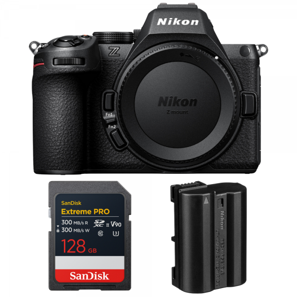 Nikon Z5 II + 1 SanDisk 128GB Extreme PRO UHS-II SDXC + Nikon EN-EL15c-1