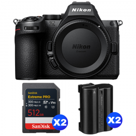 Nikon Z5 II + 2 SanDisk 512GB Extreme PRO UHS-II SDXC + 2 Nikon EN-EL15c-1