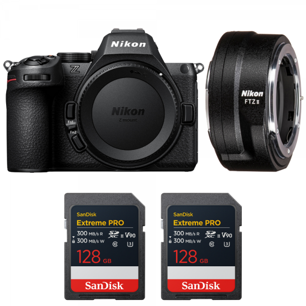 Nikon Z5 II + FTZ II + 2 SanDisk 128GB Extreme PRO UHS-II SDXC-1