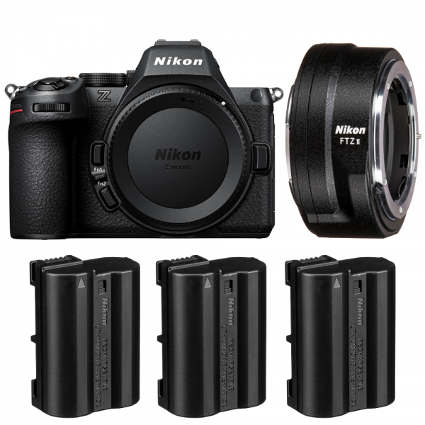 Nikon Z5 II + FTZ II + 3 Nikon EN-EL15c-1