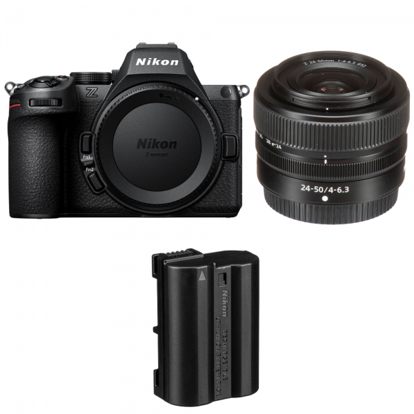 Nikon Z5 II + 24-50mm f/4-6.3 + 1 Nikon EN-EL15c-1