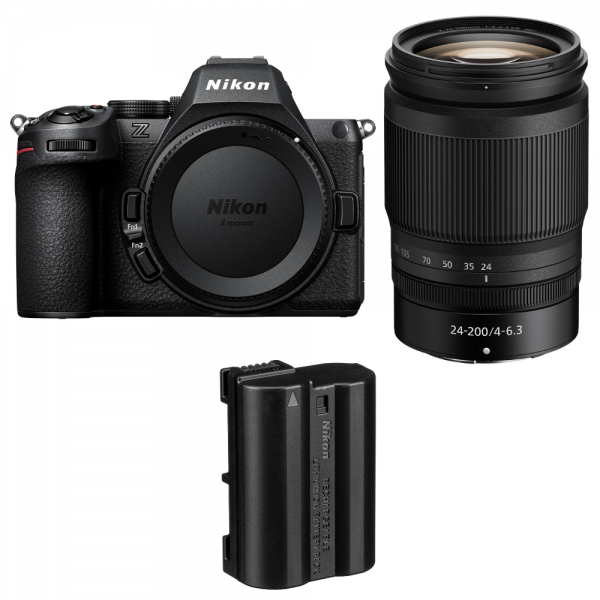 Nikon Z5 II + 24-200mm f/4-6.3 VR + 1 Nikon EN-EL15c-1