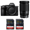 Nikon Z5 II + 28-400mm f/4-8 VR + 2 SanDisk 128GB Extreme PRO UHS-II SDXC-1