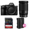 Nikon Z5 II + 28-400mm f/4-8 VR + 1 SanDisk 256GB Extreme PRO UHS-II SDXC + 3 Nikon EN-EL15c-1