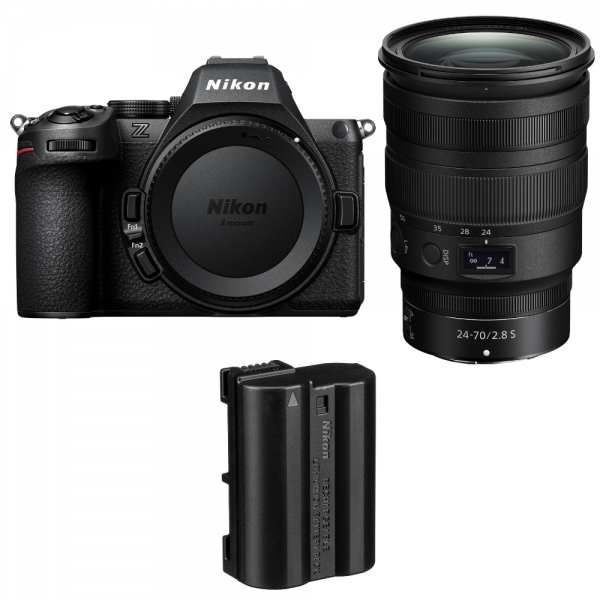 Nikon Z5 II + 24-70mm f/2.8 S + 1 Nikon EN-EL15c-1