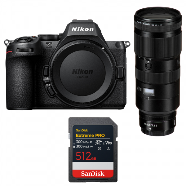 Nikon Z5 II + 70-200mm f/2.8 VR S + 1 SanDisk 512GB Extreme PRO UHS-II SDXC-1