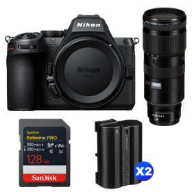 Nikon Z5 II + 70-200mm f/2.8 VR S + 1 SanDisk 128GB Extreme PRO UHS-II SDXC + 2 Nikon EN-EL15c-1