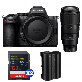Nikon Z5 II + 100-400mm f/4.5-5.6 VR S + 2 SanDisk 128GB Extreme PRO UHS-II SDXC + Nikon EN-EL15c-1