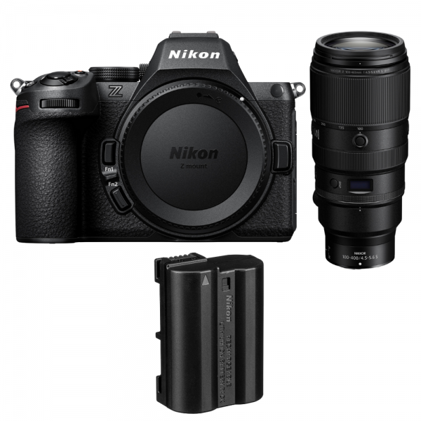Nikon Z5 II + 100-400mm f/4.5-5.6 VR S + 1 Nikon EN-EL15c-1