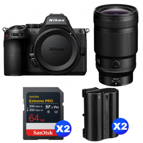Nikon Z5 II + 35mm f/1.2 S + 2 SanDisk 64GB Extreme PRO UHS-II SDXC + 2 Nikon EN-EL15c-1