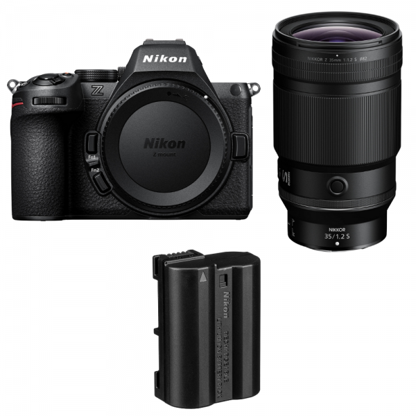 Nikon Z5 II + 35mm f/1.2 S + 1 Nikon EN-EL15c-1