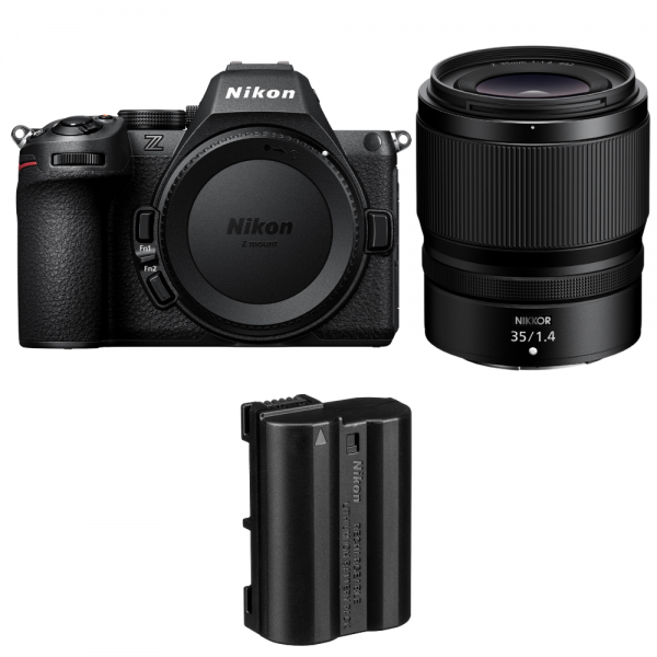 Nikon Z5 II + 35mm f/1.4 + 1 Nikon EN-EL15c-1