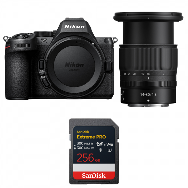 Nikon Z5 II + 14-30mm f/4 S + 1 SanDisk 256GB Extreme PRO UHS-II SDXC-1