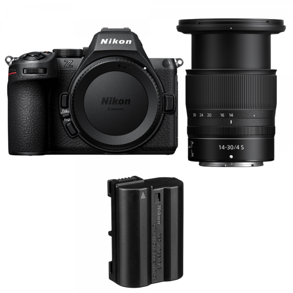 Nikon Z5 II + 14-30mm f/4 S + 1 Nikon EN-EL15c-1