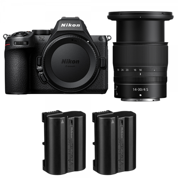 Nikon Z5 II + 14-30mm f/4 S + 2 Nikon EN-EL15c-1