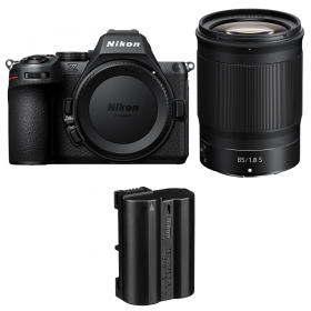 Nikon Z5 II + 85mm f/1.8 S + 1 Nikon EN-EL15c-1