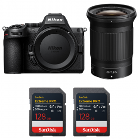 Nikon Z5 II + 20mm f/1.8 S + 2 SanDisk 128GB Extreme PRO UHS-II SDXC-1