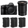 Nikon Z5 II + 20mm f/1.8 S + 3 Nikon EN-EL15c-1