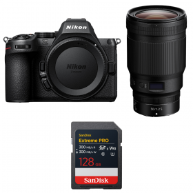 Nikon Z5 II + 50mm f/1.2 S + 1 SanDisk 128GB Extreme PRO UHS-II SDXC-1