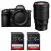 Nikon Z5 II + 50mm f/1.2 S + 2 SanDisk 128GB Extreme PRO UHS-II SDXC-1