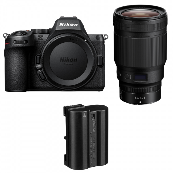 Nikon Z5 II + 50mm f/1.2 S + 1 Nikon EN-EL15c-1