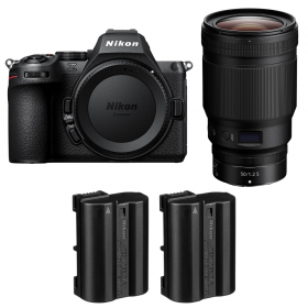 Nikon Z5 II + 50mm f/1.2 S + 2 Nikon EN-EL15c-1