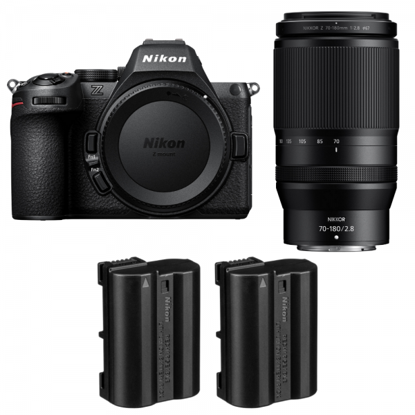 Nikon Z5 II + 70-180mm f/2.8 + 2 Nikon EN-EL15c-1
