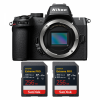 Nikon Z50 II + 2 SanDisk 256GB Extreme PRO UHS-II SDXC-1