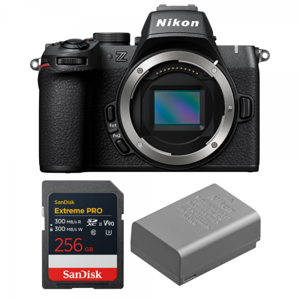 Nikon Z50 II + 1 SanDisk 256GB Extreme PRO UHS-II SDXC + Nikon EN-EL25a-1