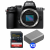 Nikon Z50 II + 1 SanDisk 64GB Extreme PRO UHS-II SDXC + 2 Nikon EN-EL25a-1