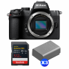 Nikon Z50 II + 1 SanDisk 512GB Extreme PRO UHS-II SDXC + 3 Nikon EN-EL25a-1