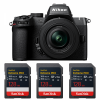 Nikon Z50 II + 16-50mm f/3.5-6.3 VR + 3 SanDisk 128GB Extreme PRO UHS-II SDXC-1