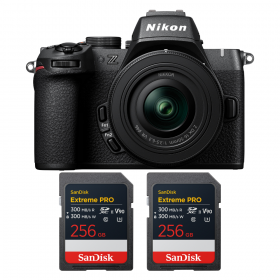 Nikon Z50 II + 16-50mm f/3.5-6.3 VR + 2 SanDisk 256GB Extreme PRO UHS-II SDXC-1
