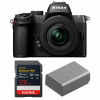 Nikon Z50 II + 16-50mm f/3.5-6.3 VR + 1 SanDisk 128GB Extreme PRO UHS-II SDXC + Nikon EN-EL25a-1