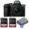 Nikon Z50 II + 16-50mm f/3.5-6.3 VR + 2 SanDisk 256GB Extreme PRO UHS-II SDXC + 2 Nikon EN-EL25a-1