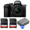 Nikon Z50 II + 16-50mm f/3.5-6.3 VR + 2 SanDisk 128GB Extreme PRO UHS-II SDXC + 3 Nikon EN-EL25a-1