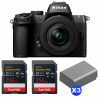 Nikon Z50 II + 16-50mm f/3.5-6.3 VR + 2 SanDisk 256GB Extreme PRO UHS-II SDXC + 3 Nikon EN-EL25a-1