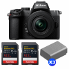 Nikon Z50 II + 16-50mm f/3.5-6.3 VR + 2 SanDisk 512GB Extreme PRO UHS-II SDXC + 3 Nikon EN-EL25a-1