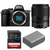 Nikon Z50 II + 18-140mm f/3.5-6.3 VR + 1 SanDisk 128GB Extreme PRO UHS-II SDXC + Nikon EN-EL25a-1