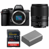 Nikon Z50 II + 18-140mm f/3.5-6.3 VR + 1 SanDisk 256GB Extreme PRO UHS-II SDXC + Nikon EN-EL25a-1