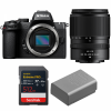 Nikon Z50 II + 18-140mm f/3.5-6.3 VR + 1 SanDisk 512GB Extreme PRO UHS-II SDXC + Nikon EN-EL25a-1