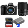 Nikon Z50 II + 18-140mm f/3.5-6.3 VR + 1 SanDisk 512GB Extreme PRO UHS-II SDXC + 2 Nikon EN-EL25a-1