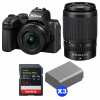 Nikon Z50 II + 16-50mm + 50-250mm + 1 SanDisk 64GB Extreme PRO UHS-II SDXC + 3 Nikon EN-EL25a-1